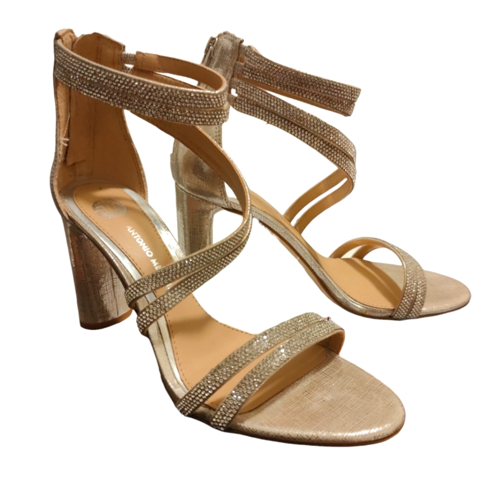 Antonio Melani Elegant Rhinestone Stiletto High Heels